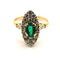 Bague Bague Marquise émeraude et diamants 58 Facettes 2061