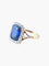 Bague Bague Art Déco 2 Ors Saphir Diamants 58 Facettes