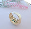 Bague 55 Bague Emeraudes, Diamants et Or 58 Facettes AA 1540