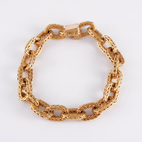 Bracelet Bracelet gourmette or jaune 58 Facettes