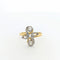 Bague 54 Bague 2 ors et diamants 58 Facettes 27193