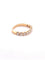 Bague 53 Alliance or jaune et diamants 58 Facettes
