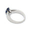 Bague 54 Bague Solitaire Or blanc Saphir 58 Facettes