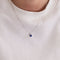 Pendentif Pendentif sur chaîne Saphir Diamants 58 Facettes