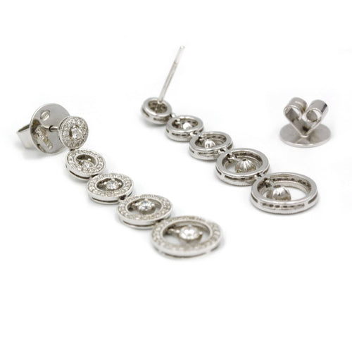 Boucles d'oreilles Boucles d'oreilles - or et diamants 58 Facettes 240042R