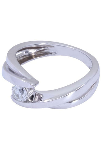 Bague 51 BAGUE SOLITAIRE DIAMANT 0.25 CARAT 58 Facettes 073151