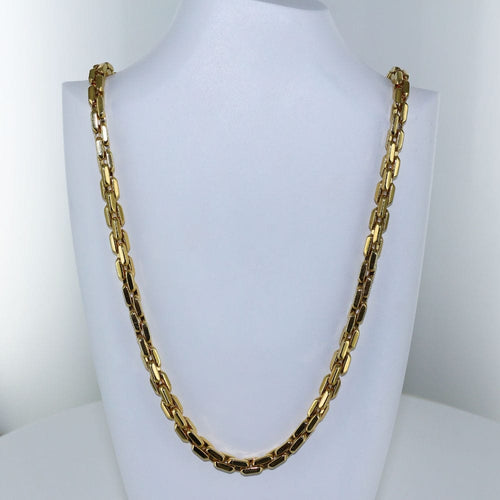 Collier Collier maille fantaisie fermoir saphir 58 Facettes