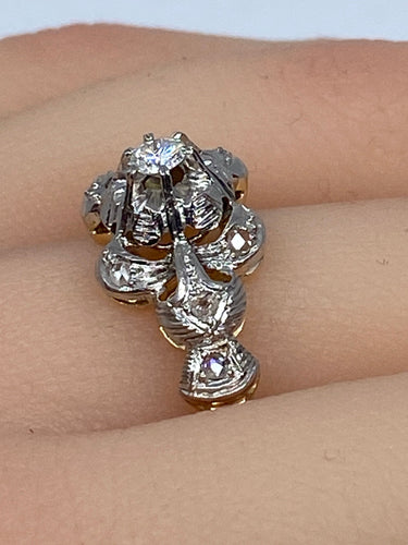 Bague Bague jonc rubanné diamants 58 Facettes