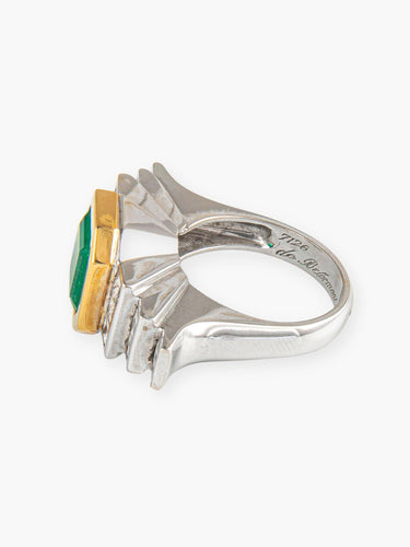 Bague 52 Bague Emeraude et diamants 58 Facettes