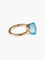 Bague 49 Pomellato – Bague Modèle « Nudo » Classic Topaze Bleue et Or Rose 58 Facettes