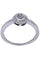 Bague 52 Solitaire Or blanc Diamant 58 Facettes 082731