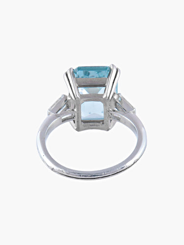 Bague Bague Art Déco Platine Diamants 58 Facettes