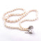 Collier Collier de perles ancien fermoir or et diamants 58 Facettes