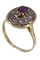 Bague 52 BAGUE MARGUERITE RUBIS ET DIAMANTS 58 Facettes 075171