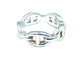 Bague HERMÈS. Bague Chaîne d’ancre déchaînée argent 58 Facettes
