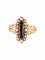 Bague Bague Ancienne Saphirs Perles 58 Facettes