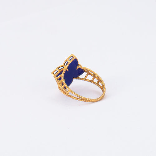 Bague 51 Bague en Or jaune trèfle 58 Facettes