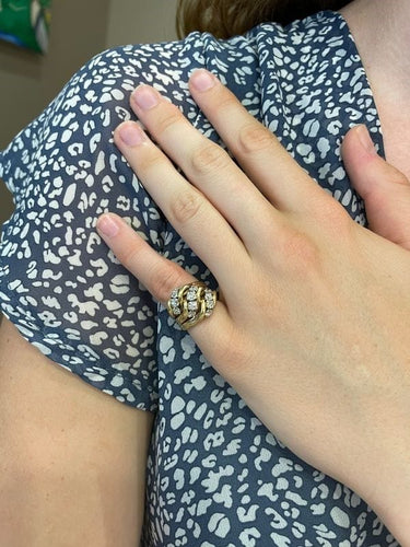 Bague 45 BAGUE ANCIENNE DIAMANTS 58 Facettes 052611