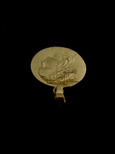 Pendentif Médaille de La Vierge Adorazione 58 Facettes