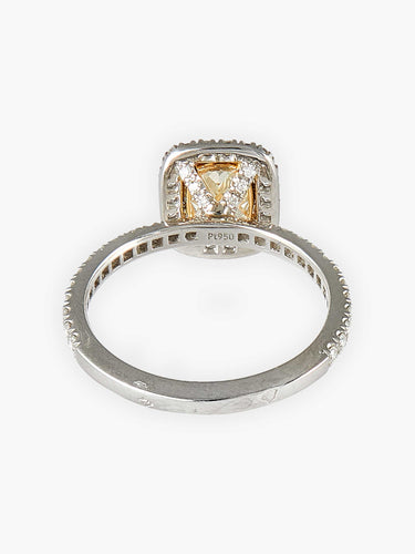 Bague Bague Diamant Fancy et diamants 58 Facettes HS2960