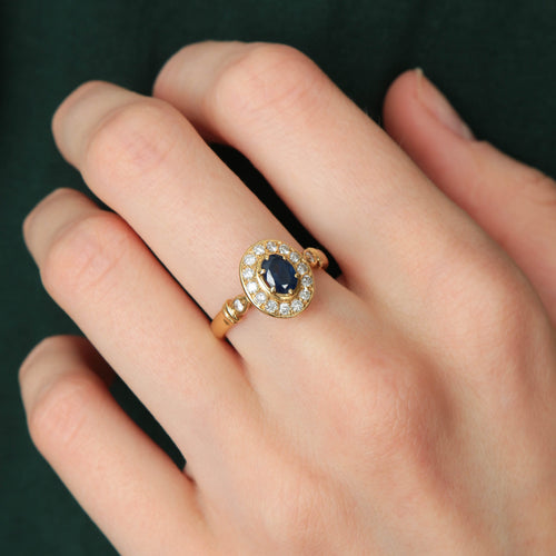 Bague 54 Bague Marguerite en or jaune 58 Facettes P5L1