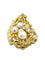 Bague GILBERT ALBERT. Bague or jaune, perles et diamants 58 Facettes
