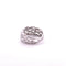 Bague Bague ajourée en or blanc, diamants 58 Facettes