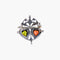 Broche Broche pour les amoureux 58 Facettes
