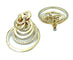 Boucles d'oreilles DE GRISOGONO - boucles d’oreilles or jaune et diamants 58 Facettes