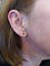 Boucles d'oreilles Clous spinelle rouges, or jaune 58 Facettes 063361