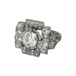 Bague 50 Bague Art Déco diamants 58 Facettes 1-1184/1