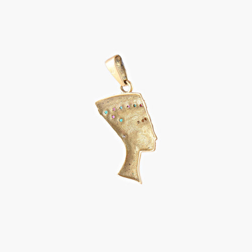 Pendentif Pendentif Tête égyptienne 58 Facettes