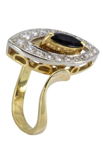 Bague 58 BAGUE ARTICULÉE SAPHIR, RUBIS ET DIAMANTS 58 Facettes 057841