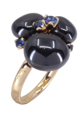 Bague 50 BAGUE POMELLATO CAPRI SAPHIR 58 Facettes 080581
