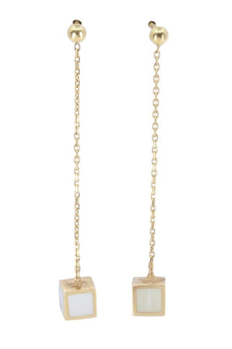 Boucles d'oreilles BOUCLES D'OREILLES PENDANTES CUBES 58 Facettes 057901