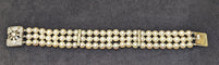 Bracelet Bracelet Art Déco en perles et fermoir diamants 58 Facettes