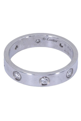 Bague 53 CARTIER - ALLIANCE "LOVE" 8 DIAMANTS 58 Facettes 079431