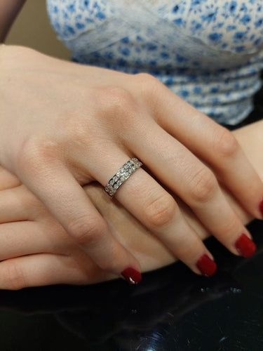 Bague BAGUE MODERNE DIAMANTS 58 Facettes 066971