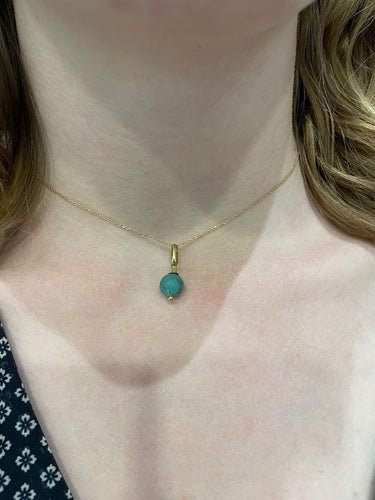 Pendentif PENDENTIF MODERNE TURQUOISE 58 Facettes 051541