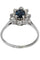 Bague 57 BAGUE MARGUERITE SAPHIR ET DIAMANTS 58 Facettes 048931
