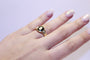 Bague 51 Bague Or  Diamants taille baguette et Saphir 58 Facettes