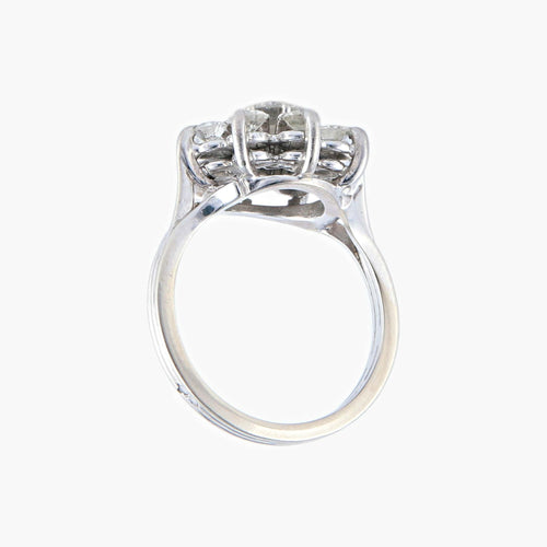 Bague 51 Bague Marguerite Diamants 58 Facettes