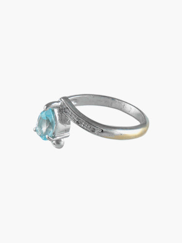 Bague Bague Aigue-marine 58 Facettes