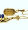 Boucles d'oreilles Boucles d’oreille en Or jaune & lapis-lazuli 58 Facettes