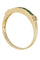 Bague DEMI-ALLIANCE ÉMERAUDES ET DIAMANTS 58 Facettes 042791