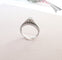 Bague Bague ancienne solitaire or gris, diamant 58 Facettes AA 1547