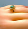 Bague Bague marguerite émeraude diamants 58 Facettes AB181