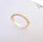 Bague 58 Bague Demi Alliance Diamants 0,60 ct Or Jaune 58 Facettes AA 1534