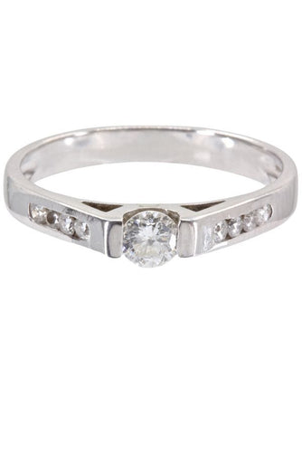 Bague SOLITAIRE MODERNE DIAMANTS 58 Facettes 039521