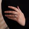 Bague 51 Bague Art Déco Diamants Platine 58 Facettes